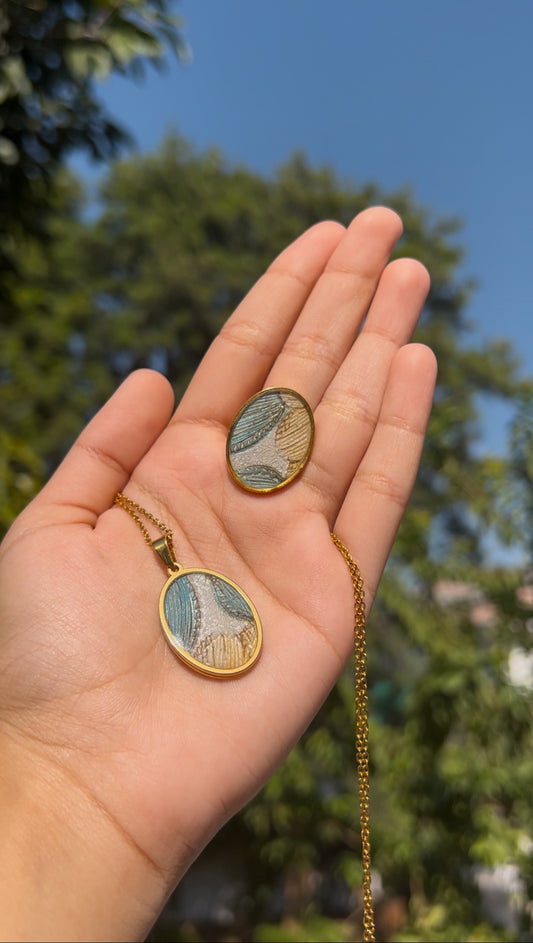 Eternal Petal Oval Resin Set