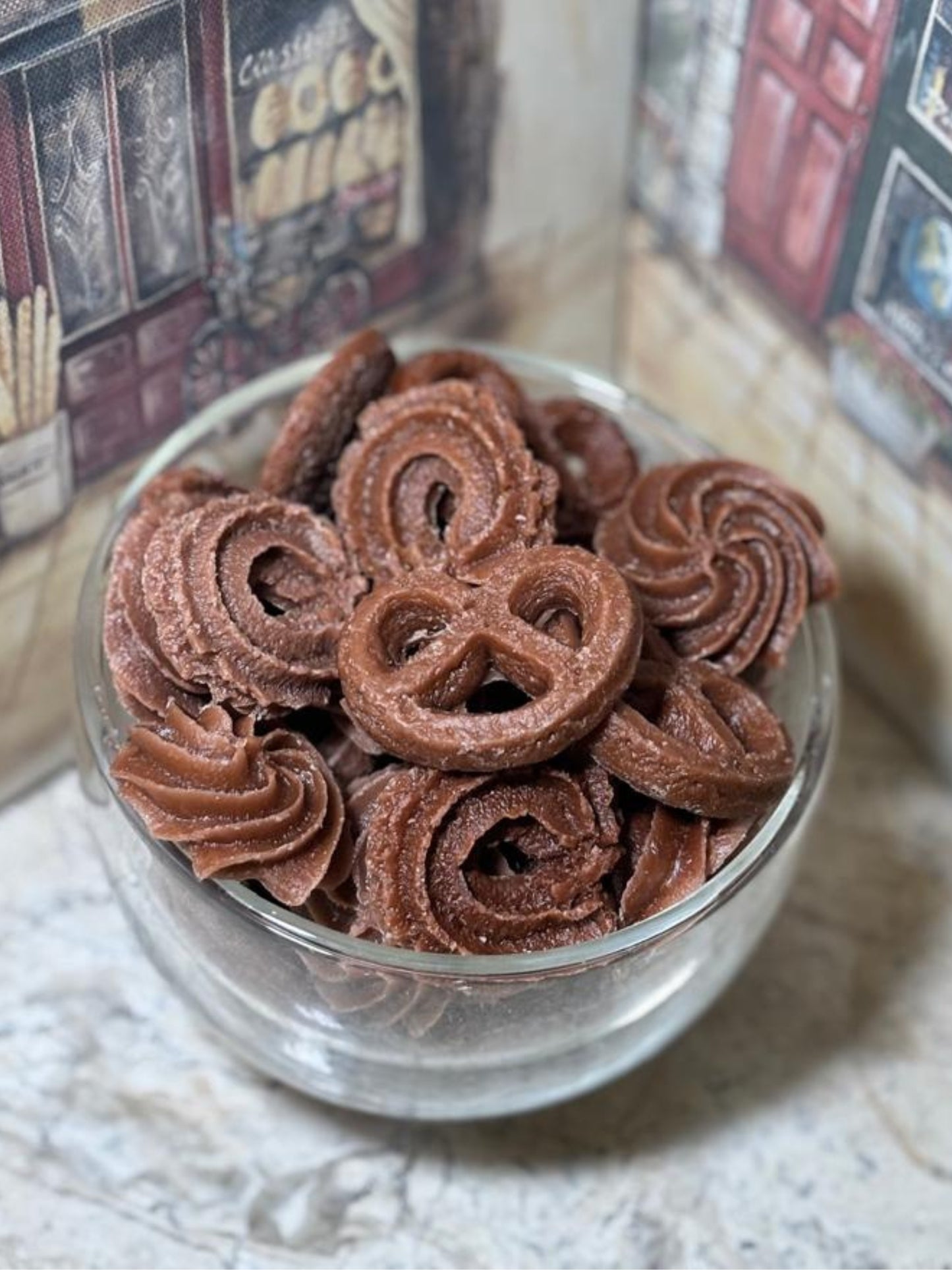 Biscuit Milk Glass Scented Candles - Cozy Home Fragrance | ZouqShoq