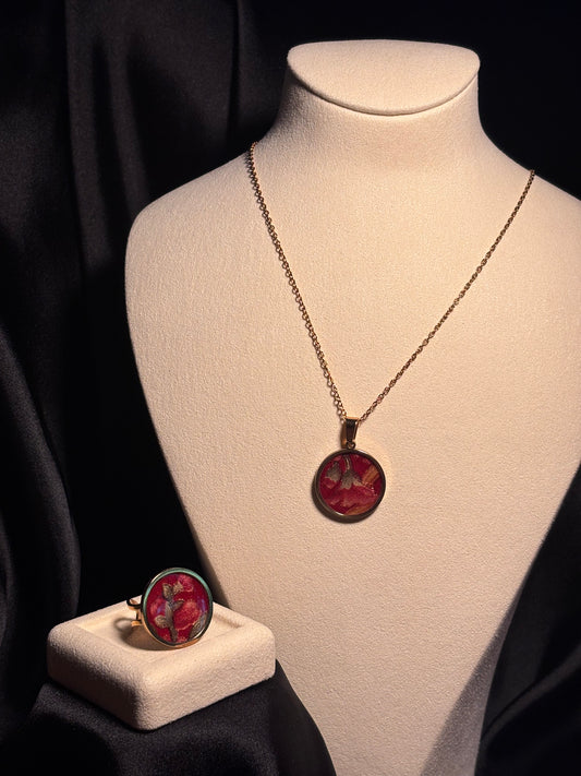 Luminous Blossom Resin Jewelry - ZouqShoq