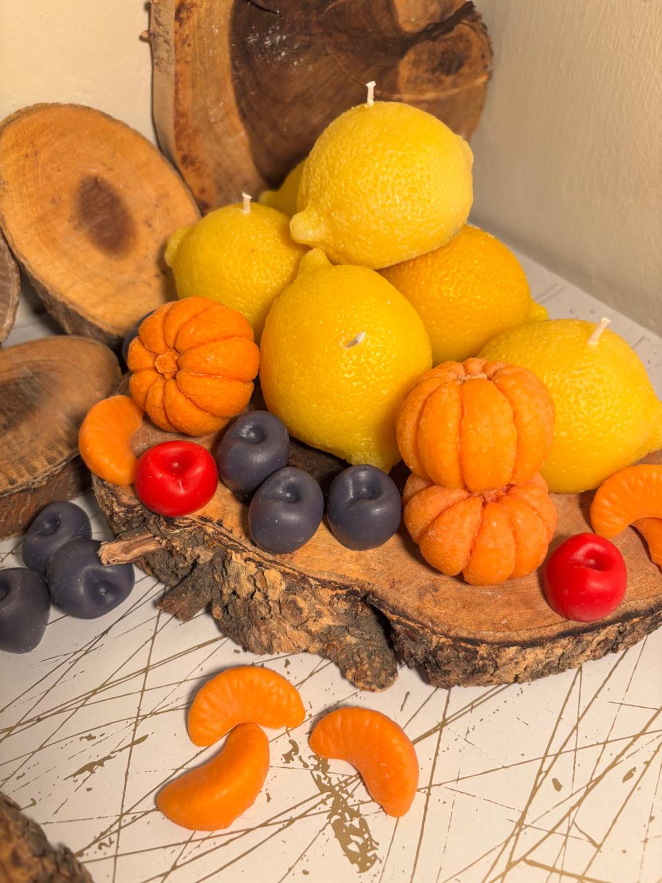 Fruit Bowl Scented Candles - Fresh & Cozy Fragrance | ZouqShoq