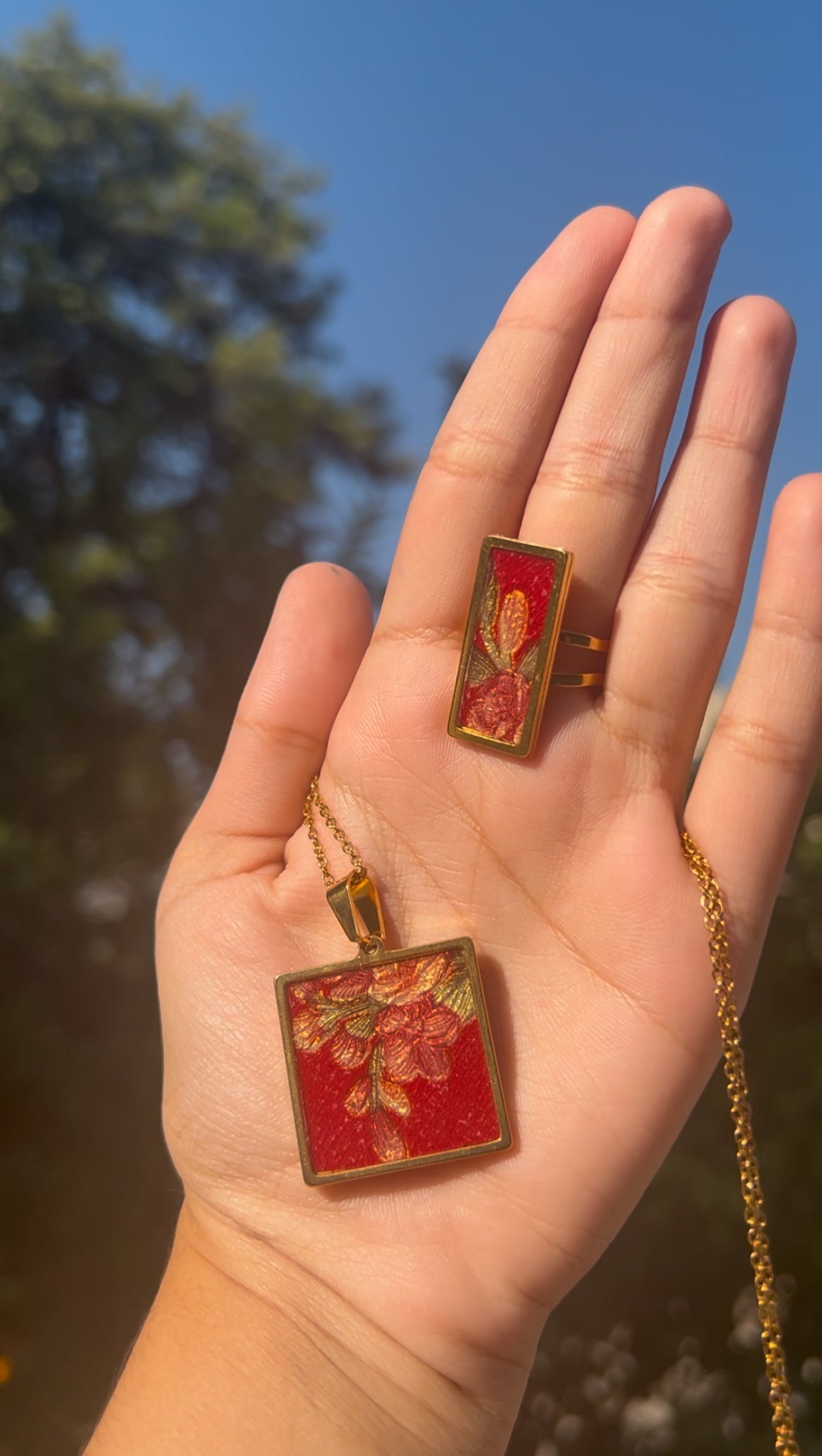 Luxurious Jewelry - Elegant & Handmade. |"Floral Gleam" |