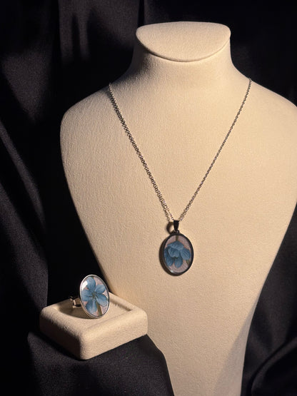 Handcrafted Eternal Blossom Resin Jewelry - ZouqShoq