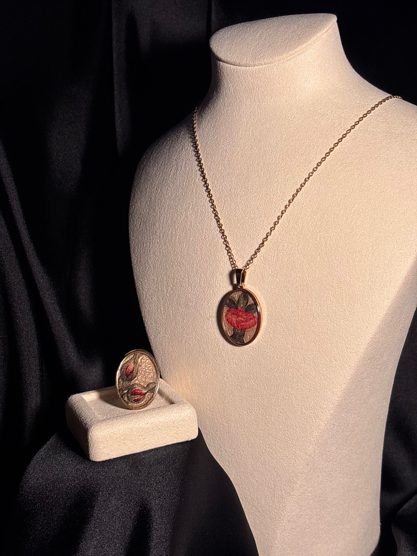 Handcrafted Eternal Blossom Resin Jewelry - ZouqShoq