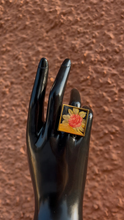 Mystic Garden Resin Ring