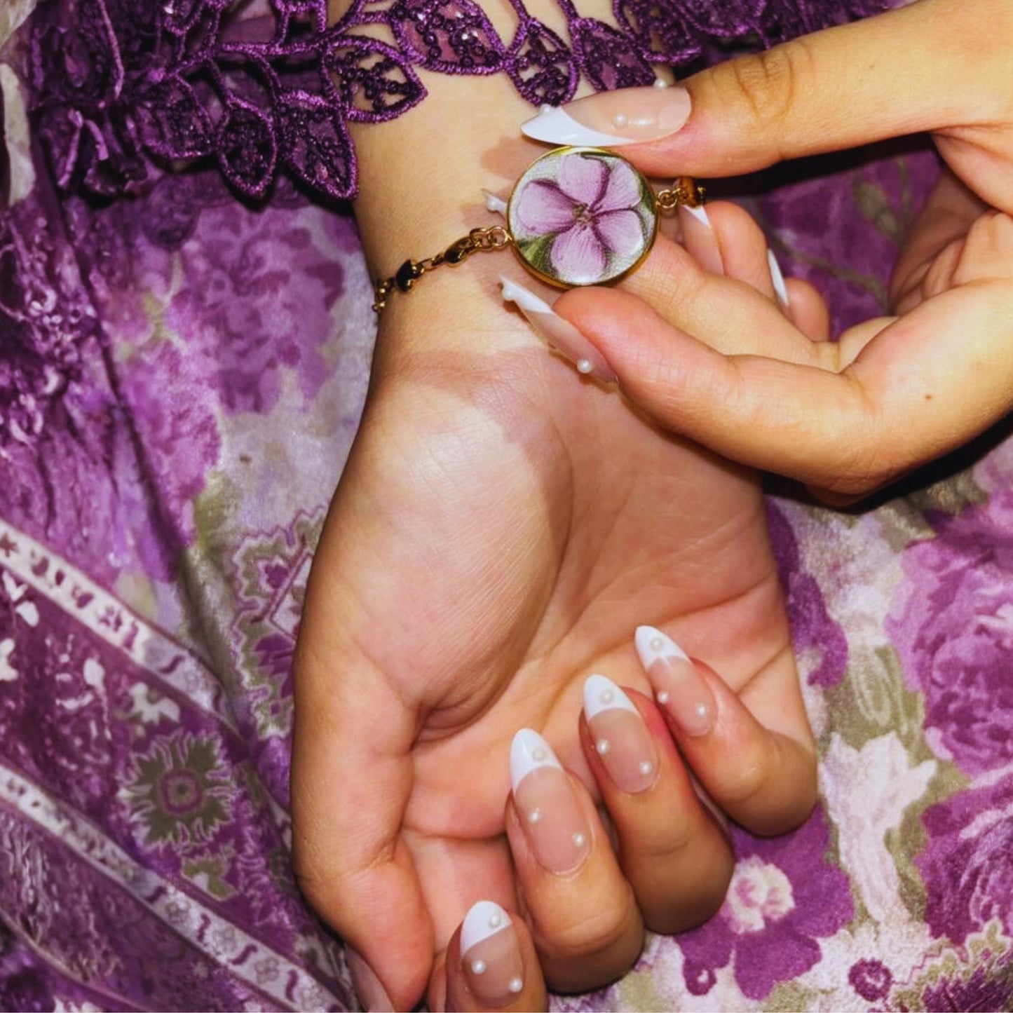 Pure Elegance Handmade Bloom Bracelet | ZouqShoq