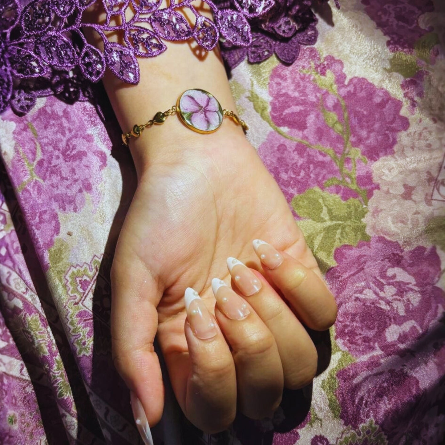 Pure Elegance Handmade Bloom Bracelet | ZouqShoq