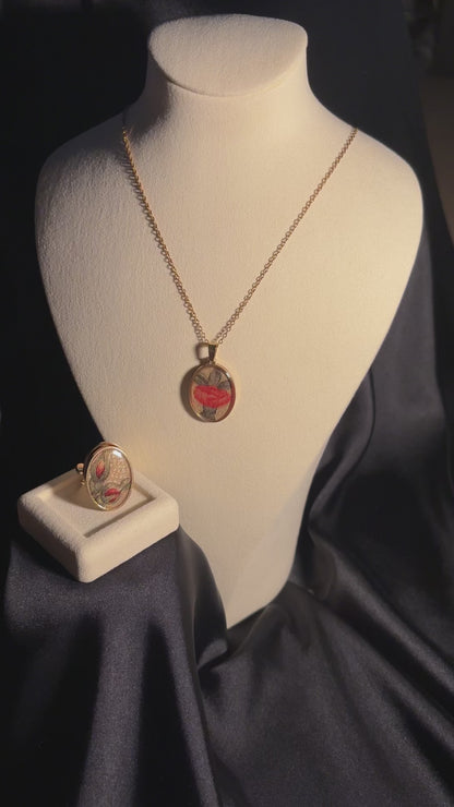 Handcrafted Eternal Blossom Resin Jewelry - ZouqShoq
