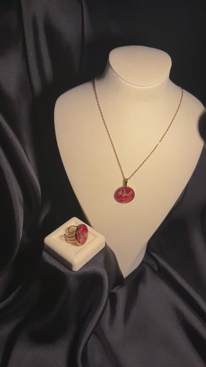 Luminous Blossom Resin Jewelry - ZouqShoq