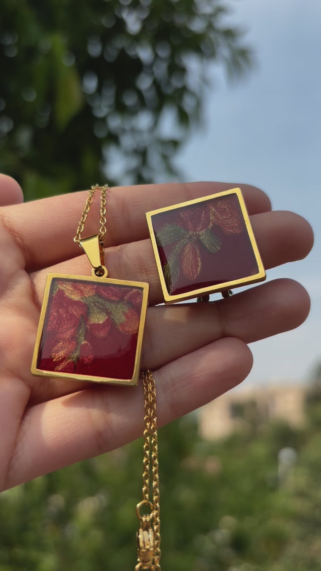 Women's Handmade Resin Jewelry