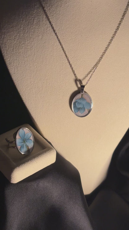 Handcrafted Eternal Blossom Resin Jewelry - ZouqShoq